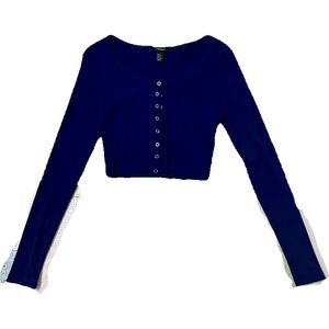 Forever 21 Blue Cardigan Women’s Size M
